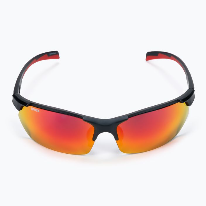 Sluneční brýle UVEX Sportstyle 114 černo-červené S5309395316 3