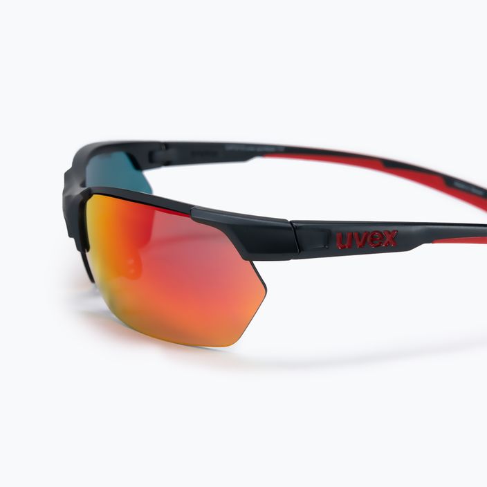 Sluneční brýle UVEX Sportstyle 114 černo-červené S5309395316 4