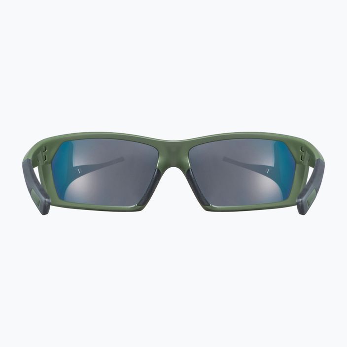 UVEX Sportstyle 225 olivově zelená matná/zrcadlově stříbrná sluneční brýle 53/2/025/7716 9