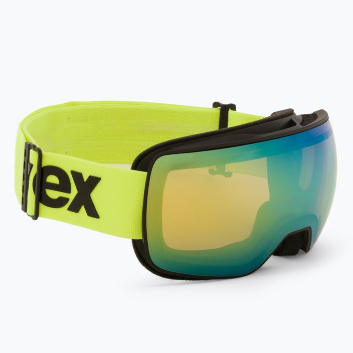Lyžařské brýle UVEX Compact zelené FM 55/0/130/23