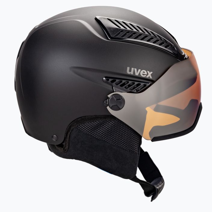 Dámská lyžařská helma UVEX Hlmt 600 visor černá 56/6/236/20 4
