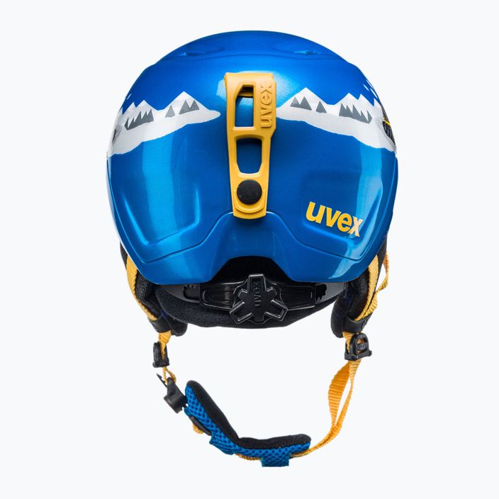 Dětská lyžařská helma UVEX Manic modrá 56/6/226/4101 3
