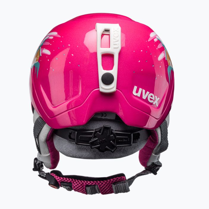 Dětská lyžařská helma UVEX Manic pink 56/6/226/9101 3