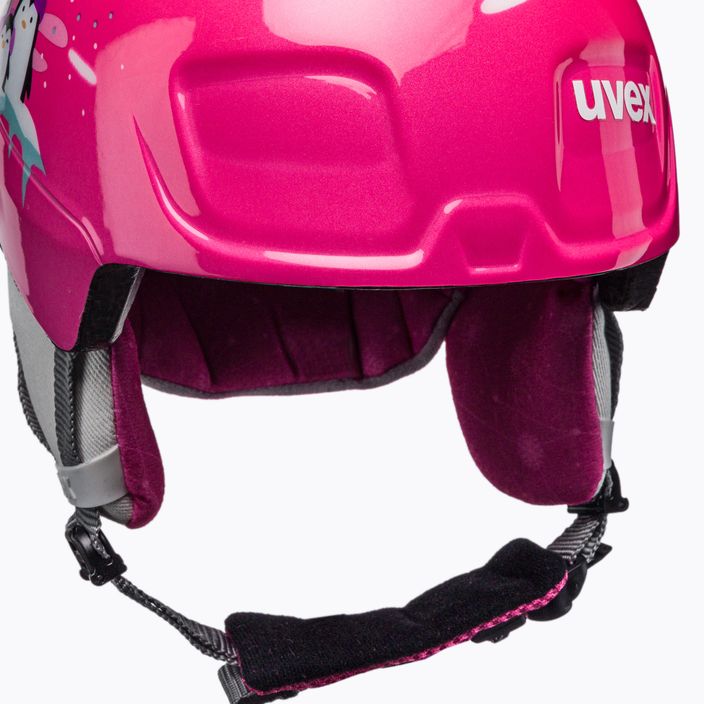 Dětská lyžařská helma UVEX Manic pink 56/6/226/9101 6