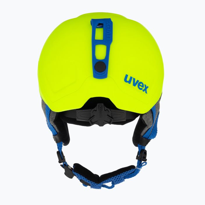 Dětská lyžařská helma UVEX Manic Pro neon yellow 3
