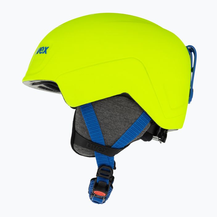 Dětská lyžařská helma UVEX Manic Pro neon yellow 5