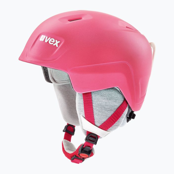 Dětská lyžařská helma UVEX Manic Pro pink matt 6
