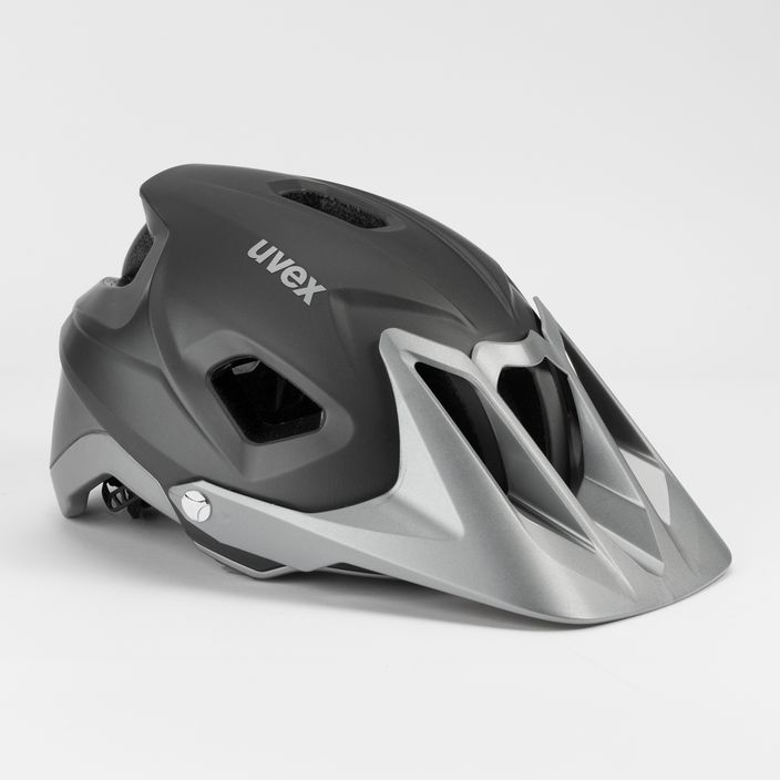 Pánská cyklistická helma UVEX Quatro Integrale šedá 410970 08