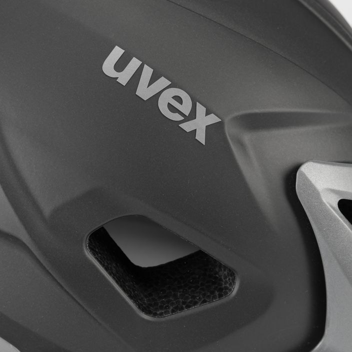 Pánská cyklistická helma UVEX Quatro Integrale šedá 410970 08 7