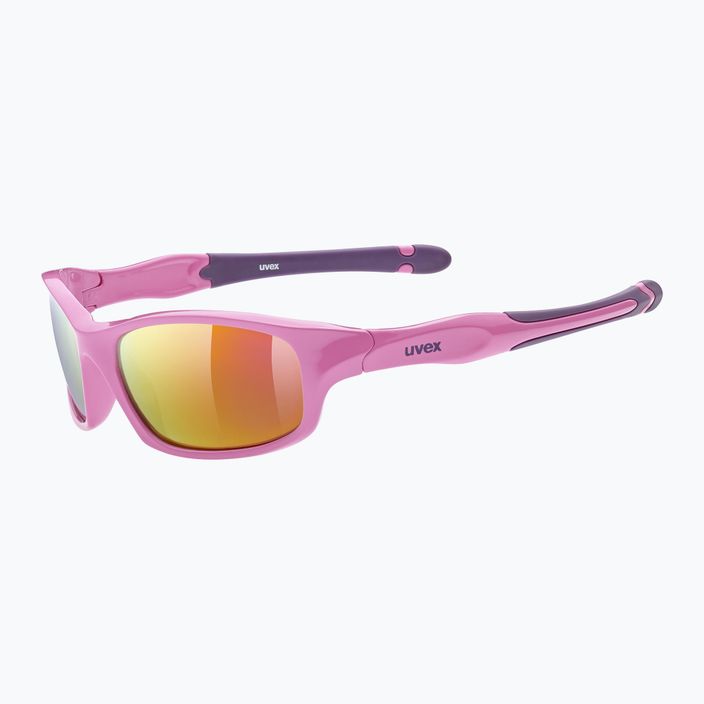 UVEX dětské sluneční brýle Sportstyle 507 pink purple/mirror pink 53/3/866/6616 5