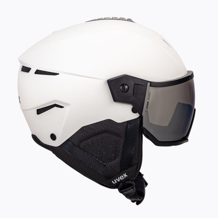 Lyžařská helma UVEX Instinct visor bílá 56/6/260/50 4