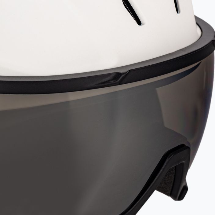 Lyžařská helma UVEX Instinct visor bílá 56/6/260/50 6