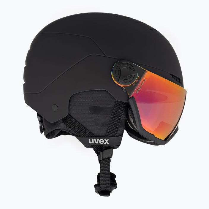 Lyžařská helma UVEX Wanted Visor černá 56/6/262/1005 3