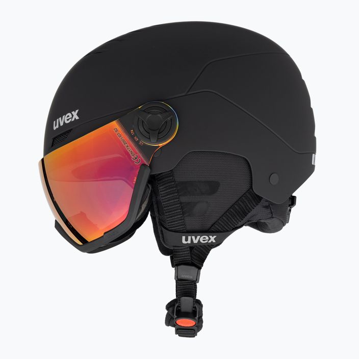 Lyžařská helma UVEX Wanted Visor černá 56/6/262/1005 4