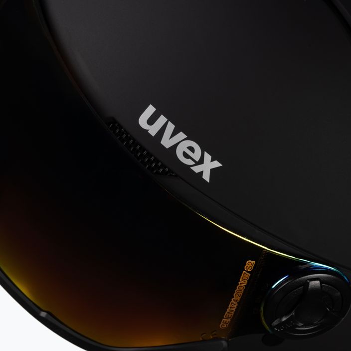 Lyžařská helma UVEX Wanted Visor černá 56/6/262/1005 6