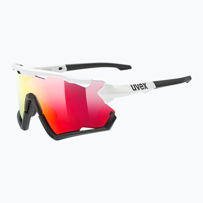 Brýle na kolo UVEX Sportstyle 228 white black/mirror red 53/2/067/8206 5