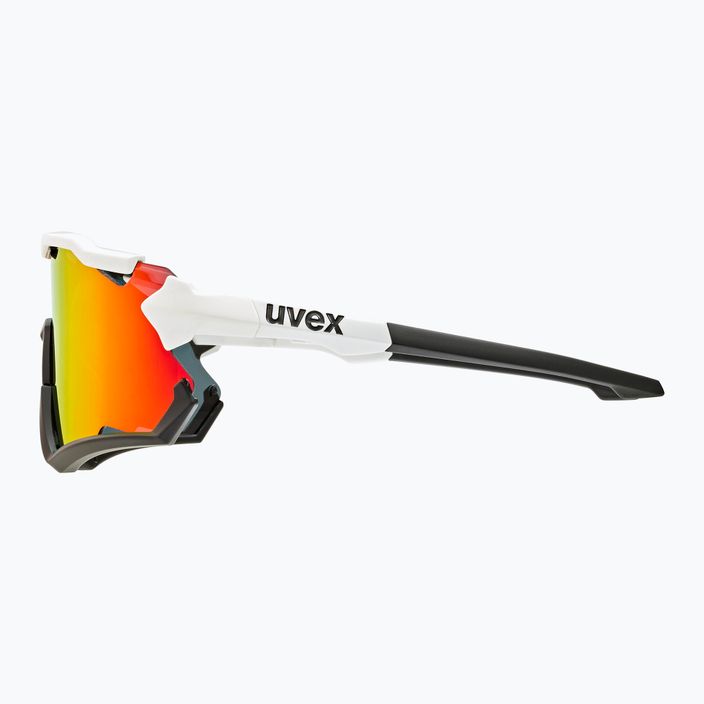 Brýle na kolo UVEX Sportstyle 228 white black/mirror red 53/2/067/8206 9