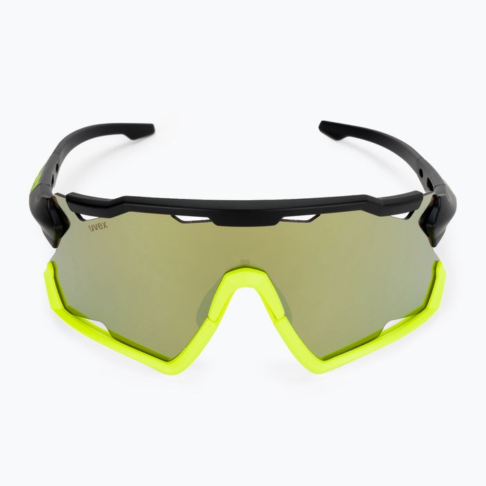 Cyklistické brýle UVEX Sportstyle 228 black yellow mat/mirror yellow 53/2/067/2616 3
