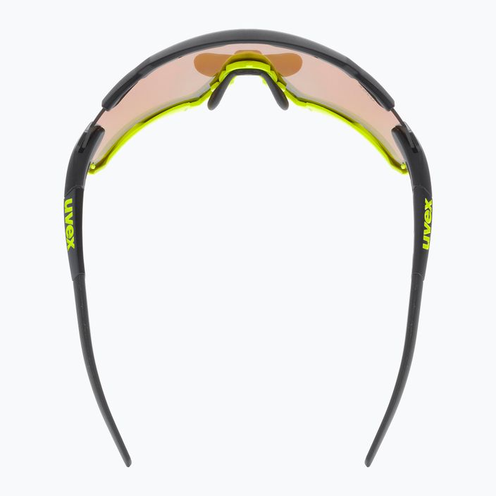 Cyklistické brýle UVEX Sportstyle 228 black yellow mat/mirror yellow 53/2/067/2616 6