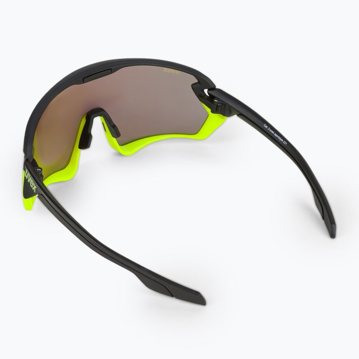 Cyklistické brýle UVEX Sportstyle 231 černo-zelené S5320652616 2