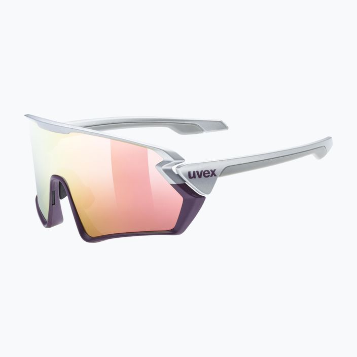 Cyklistické brýle UVEX Sportstyle 231 stříbrno-fialové S5320655316 6