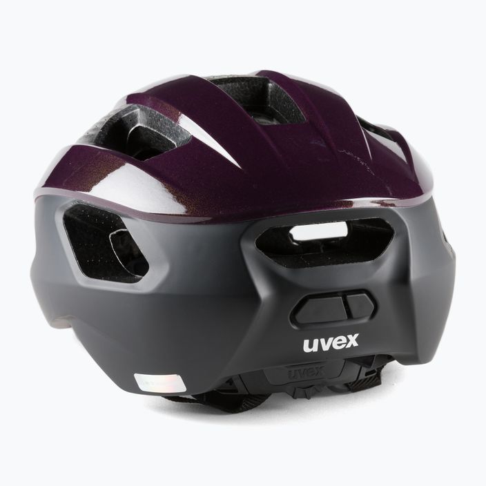 Cyklistická přilba UVEX Rise CC plum/black matt 4