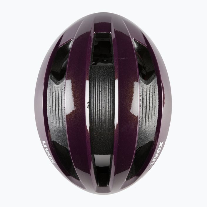 Cyklistická přilba UVEX Rise CC plum/black matt 6