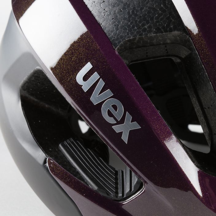 Cyklistická přilba UVEX Rise CC plum/black matt 7