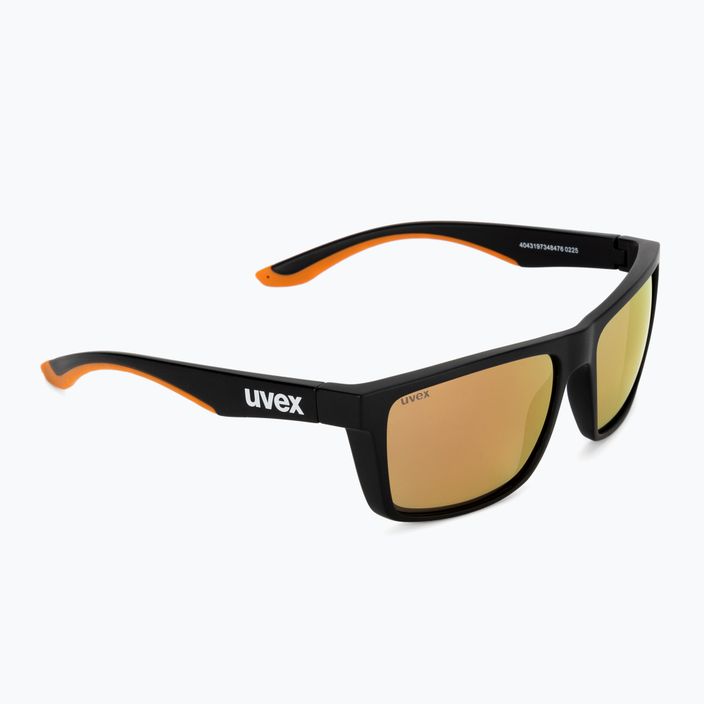 Sluneční brýle Uvex Lgl 50 CV black mat/mirror champagne 53/3/008/2297