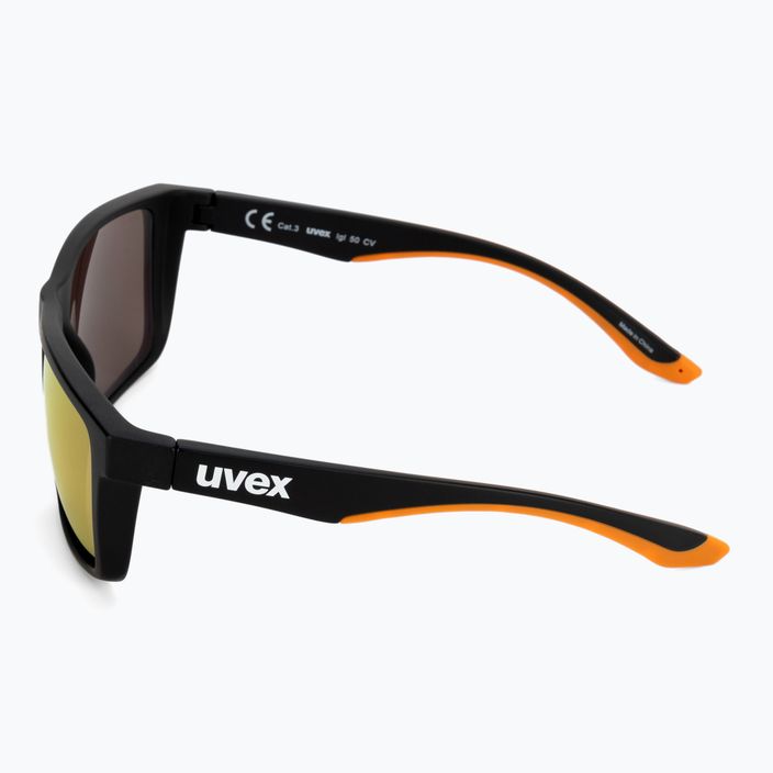 Sluneční brýle Uvex Lgl 50 CV black mat/mirror champagne 53/3/008/2297 4