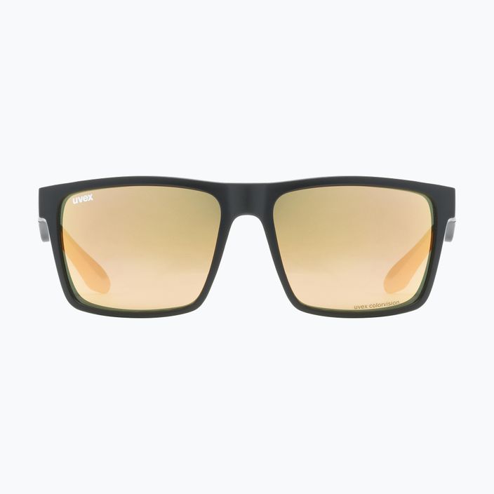 Sluneční brýle Uvex Lgl 50 CV black mat/mirror champagne 53/3/008/2297 6