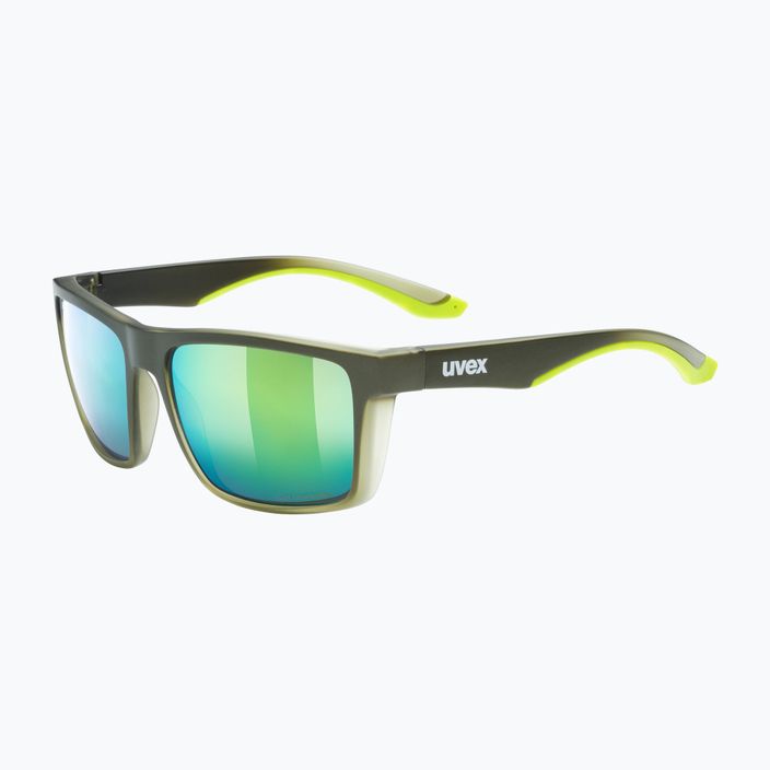 Sluneční brýle Uvex Lgl 50 CV olivově matné/zrcadlově zelené 53/3/008/7795 5
