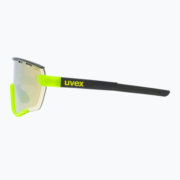 UVEX Sportstyle 236 Set černožlutý mat/zrcadlově žluté sluneční brýle 5