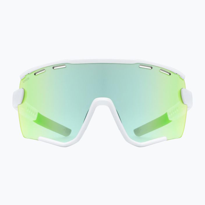 Sluneční brýle UVEX Sportstyle 236 Set white matt/mirror green/clear 2