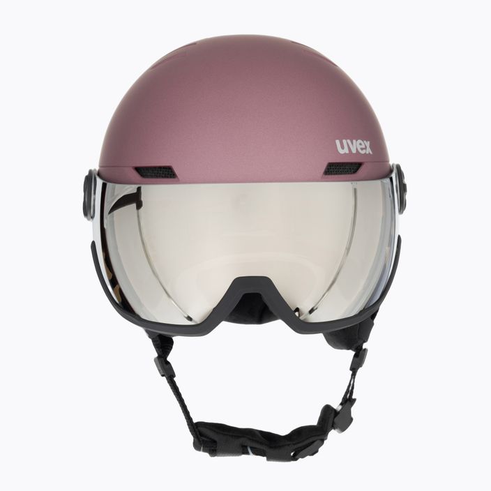 Lyžařská helma UVEX Wanted Visor purple 56/6/262/7005 2