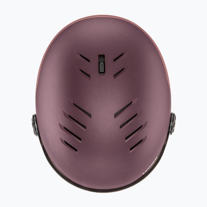 Lyžařská helma UVEX Wanted Visor purple 56/6/262/7005 10