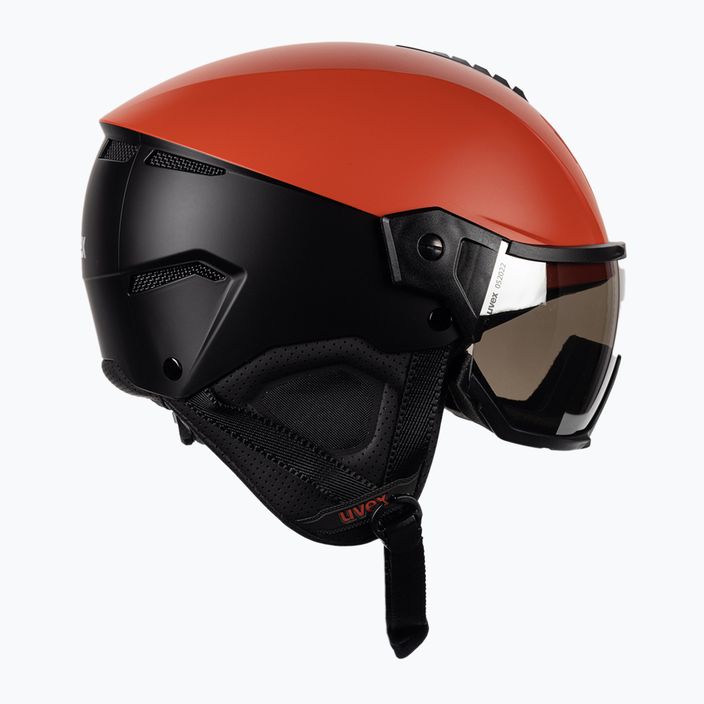 Lyžařská helma UVEX Instinct Visor černá/červená 56/6/260/7005 4