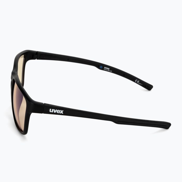 Sluneční brýle UVEX Retina Blue CV black mat/yellow 53/3/020/2201 4