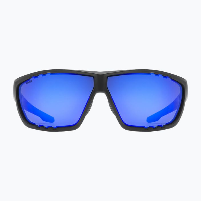 Sluneční brýle UVEX Sportstyle 706 black matt/mirror blue 2