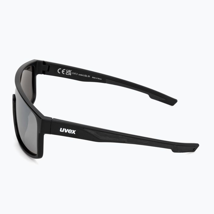 Sluneční brýle UVEX LGL 51 black matt/mirror silver 53/3/025/2216 4