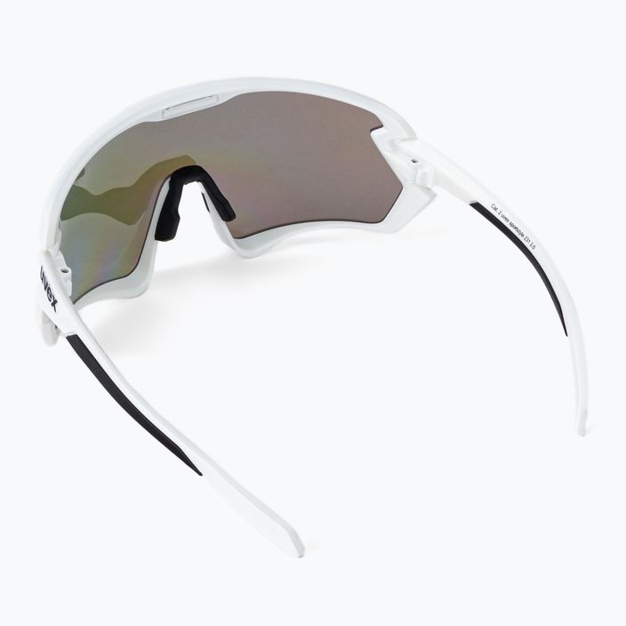Cyklistické brýle UVEX Sportstyle 231 2.0 white mat/mirror blue 53/3/026/8806 2