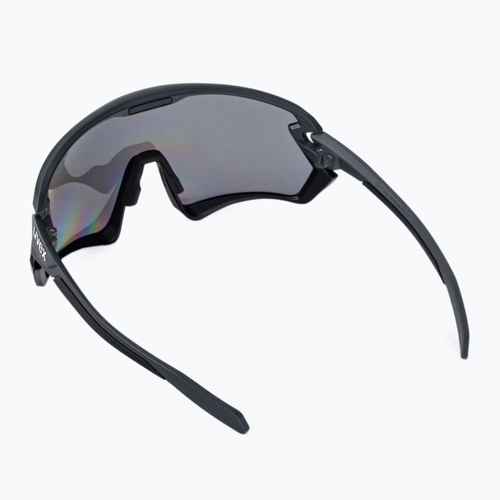 Cyklistické brýle UVEX Sportstyle 231 2.0 šedočerný mat/zrcadlově stříbrné 53/3/026/2506 2