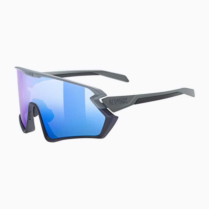 Cyklistické brýle UVEX Sportstyle 231 2.0 rhino deep space mat/mirror blue 53/3/026/5416 5