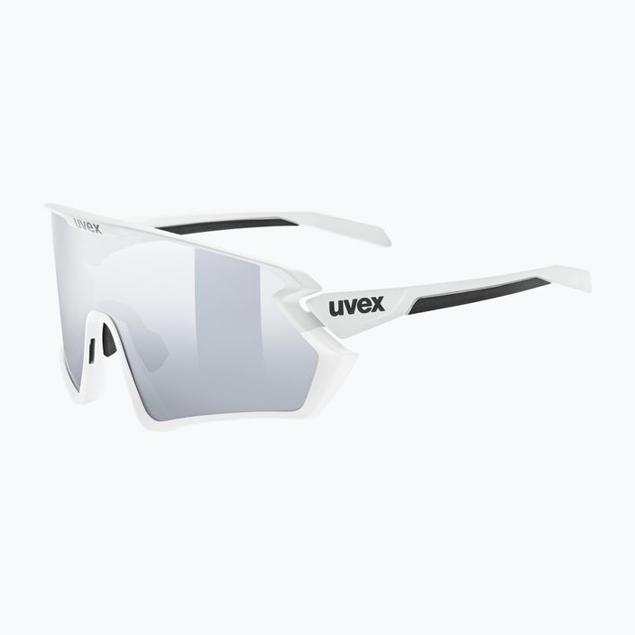 UVEX Sportstyle 231 2.0 cloud white mat/mirror silver cyklistické brýle 53/3/026/8116 5