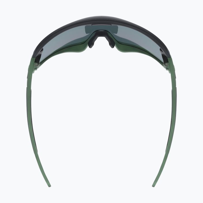 Cyklistické brýle UVEX Sportstyle 231 2.0 moss green black mat/mirror green 53/3/026/7216 8