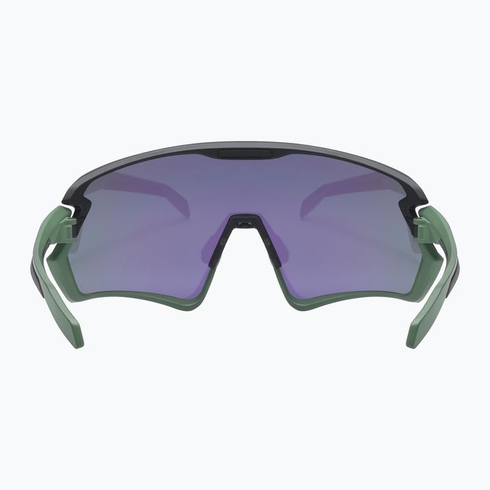Cyklistické brýle UVEX Sportstyle 231 2.0 moss green black mat/mirror green 53/3/026/7216 9