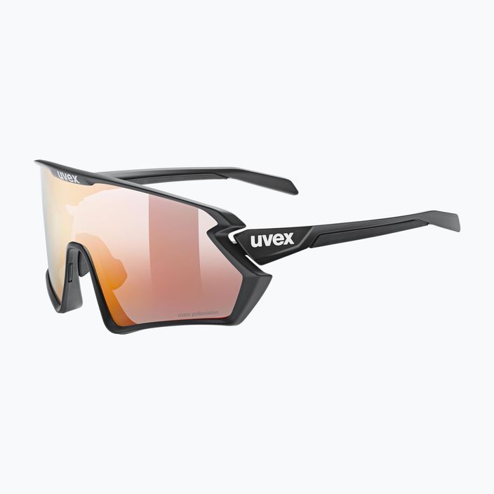 Cyklistické brýle UVEX Sportstyle 231 2.0 P black mat/mirror red 53/3/029/2230 5