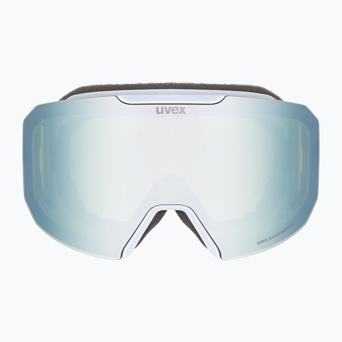 Lyžařské brýle UVEX Evidnt Attract CV S3 arctic blue matt/mirror sapphire/cont green/clear 2