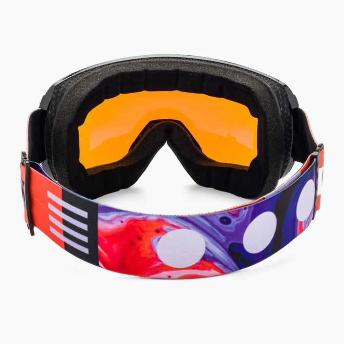 UVEX Downhill 2100 CV S2 lyžařské brýle černé lesklé/zrcadlově šarlatové/colorvision oranžové 3