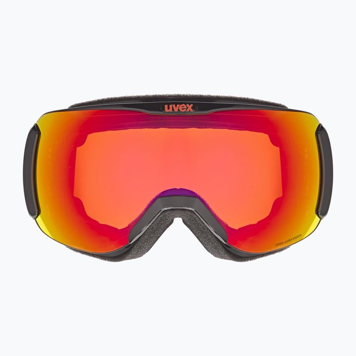 UVEX Downhill 2100 CV S2 lyžařské brýle černé lesklé/zrcadlově šarlatové/colorvision oranžové 6